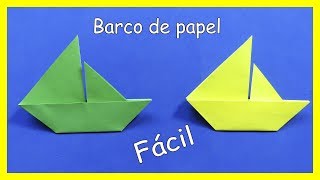 COMO HACER UN BARCO DE PAPEL FÁCIL [upl. by Femi]