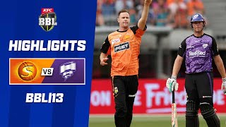 Perth Scorchers v Hobart Hurricanes  BBL13 [upl. by Arimihc]