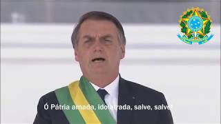 National Anthem of Brazil Hino Nacional Brasileiro [upl. by Enyrehtak]