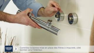 Mitigeur thermostatique douche  GROHE [upl. by Lyram]