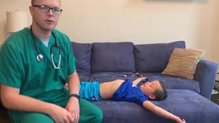 Abdominal Examination Demonstration Video [upl. by Alaecim640]