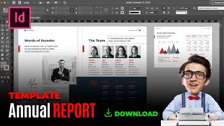 Annual Report Template for Adobe InDesign [upl. by Jerrold]