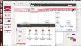 Curso de LibreOffice Impress 06 Crear un organigrama [upl. by Elatan627]