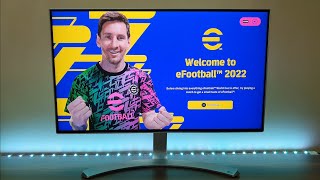 Efootball PES 2022 Gameplay on PS4 Slim [upl. by Dianne484]