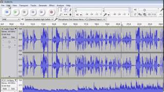 Audacity Basics OLDORIGINAL Recording Editing Mixing [upl. by Sherwynd770]