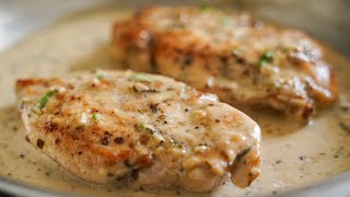 Creamy Garlic Chicken Breast Recipe [upl. by Anived]