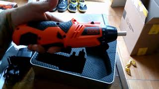 destornillador electrico inalambrico black amp decker 48 voltsreview [upl. by Egiedan]