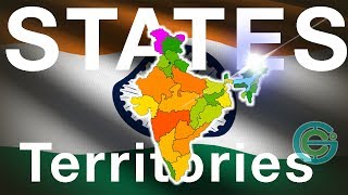 The States  territories of India EXPLAINED Geography Now [upl. by Chally]