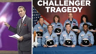 Space Shuttle Challenger explosion Original news coverage [upl. by Analaf522]