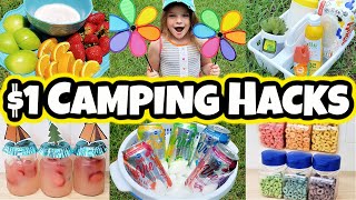 21 AMAZINGLY AFFORDABLE DOLLAR TREE CAMPING HACKS FOR SUMMER VACATION [upl. by Ramso]