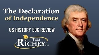 The Declaration of Independence US History EOC Review  USHC 13 [upl. by Ecirtnom]