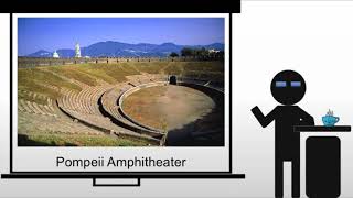 Amphitheater in Pompeii [upl. by Blackington]