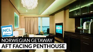 Norwegian Getaway  Haven AftFacing Penthouse Full Tour amp Review 4K  Category H7 [upl. by Peirce]