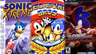 Cancelled Sonic Games [upl. by Galateah12]