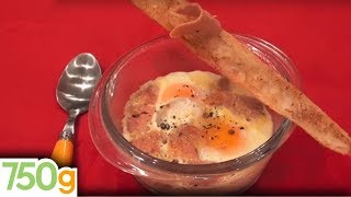 Oeuf cocotte au foie gras  750g [upl. by Ahsataj]