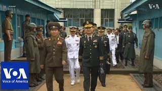 North Korea and South Korea Hold Military Talks [upl. by Audie]