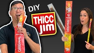 DIY Giant SLIM JIM 😮  30 Day Dry Aged [upl. by Zenitram493]