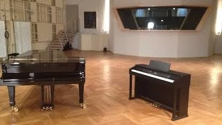 CASIO DIGITAL PIANO VS ACOUSTIC GRAND PIANO  Celviano [upl. by Ahtnams]