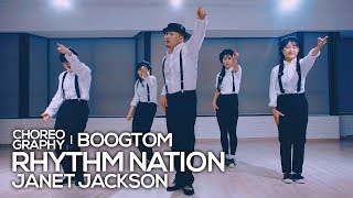 Janet Jackson  Rhythm Nation  BoogTom Locking Choreography [upl. by Duky]