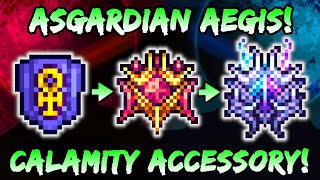 Asgardian Aegis  BEST SHIELD in Terraria Calamity Mod Endgame Upgrade to Ankh Shield Accessory [upl. by Freed312]