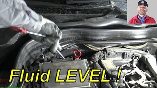 How to Measure Automatic transmission fluid Level Mercedes Benz EClass Years 2000 to 2020 [upl. by Monique285]