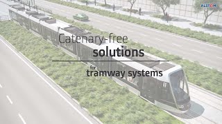 Catenaryfree solutions for tramway systems [upl. by Ellehcem]