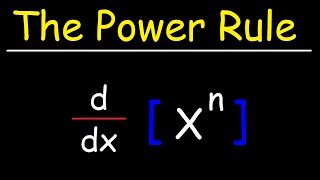 The Power Rule For Derivatives [upl. by Tizes928]