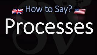 How to Pronounce Processes CORRECTLY Meaning amp Pronunciation [upl. by Manoff]