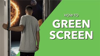 How to Green Screen 6 Easy Steps [upl. by Tneciv768]