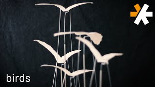 Birds  Kinetic Sculpture  Asterisko [upl. by Iorgo]