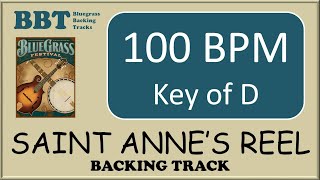 Saint Annes Reel  bluegrass backing track [upl. by Ellertal411]