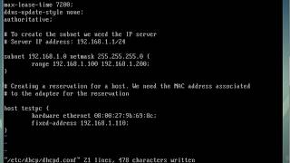 How to configure a fixed ip address using DHCP in Linux [upl. by Hilde]