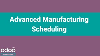 Advanced Manufacturing Scheduling [upl. by Ofloda101]