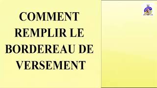 Comment remplir Le Bordereau de Versement avant Le versement de la troisième tranche AADL 2 [upl. by Aisemaj]