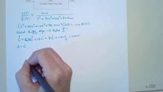 Transfer Function to State Space Representation Example [upl. by Nylarej]