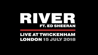 Eminem  River ft Ed Sheeran LIVE AT TWICKENHAM 2018 [upl. by Ocsicnarf]