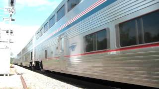 Amtrak Auto Train south of Lorton [upl. by Naida469]