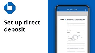 How to Find Your Direct Deposit Information  Chase Mobile® app [upl. by Teloiv984]