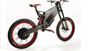 Stealth Bomber Electric Bike and Adaptto  120kmh [upl. by Mezoff]