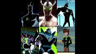 Ben 10  All Alien X Transformations Ben 10 Alien Force  Ben 10 Ultimatrix  Ben 10 Omniverse HD [upl. by Nivlem]