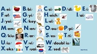 English Alphabet Pronunciation  Alphabet ABC Pronunciation [upl. by Notlef]