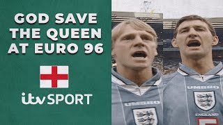 GOOSEBUMPS  Englands National Anthem at Euro 96  ITV Sport [upl. by Gasper]