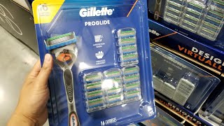 Costco Mens Razors  Gillette ProGlide Fusion Mach3 Turbo Kirkland Triple Blade [upl. by Assenahs530]