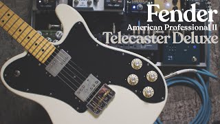 Fender American Professional II Telecaster Deluxe  ReviewDemo [upl. by Jelene]