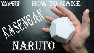 How to make a rasengan out of paper Origami [upl. by Bick]