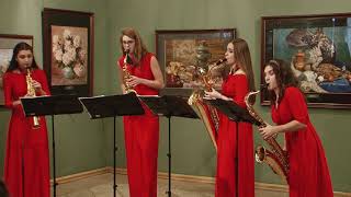 GFHandelArrival of the Queen of Sheba Misteria Saxophone Quartet [upl. by Nnaeitak]