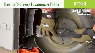 How to Remove amp Replace a Lawnmower Blade [upl. by Moffitt140]