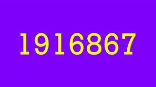 Colorful Numbers 1 to 10000000 [upl. by Nidya]