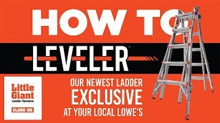 Little Giant Ladders  Leveler  HowTo [upl. by Liebermann365]