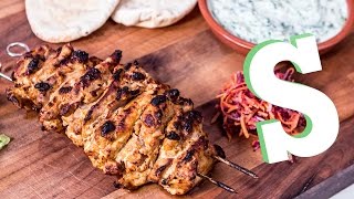 Chicken Shish Kebab Recipe  SORTEDfood [upl. by Nikki927]